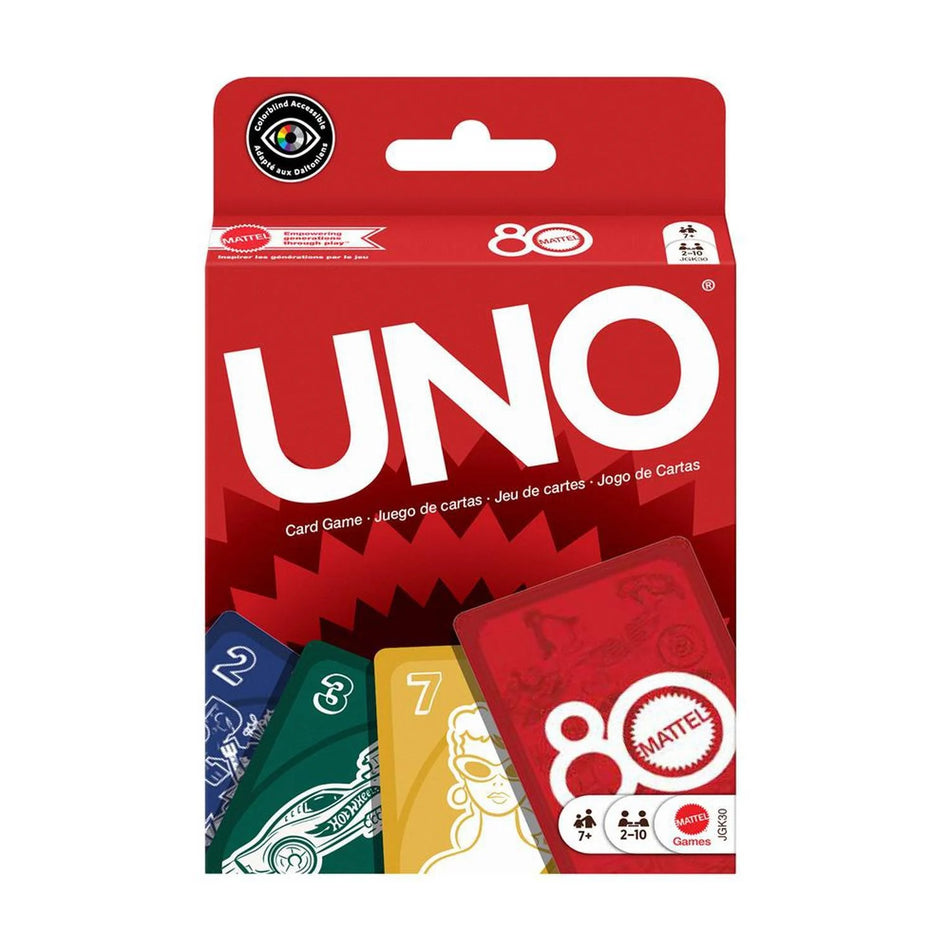 Uno - 80 Mattel - Ruby Red