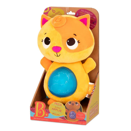 B.Musical - Peluche scintillante "Twinkle Tummies" - Chat