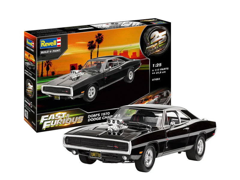70 Fast & Furious Dominic's Dodge charger 1/25