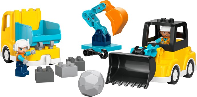 Lego 10475 Duplo - Les véhicules de chantier 3 en 1