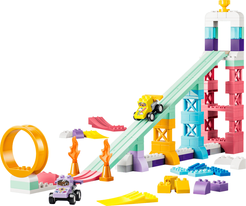 Lego Duplo - 10478 Les rampes créatives avec des véhicules 3 en 1