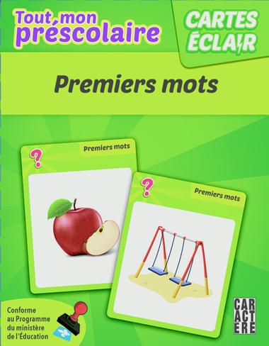 Cartes éclair - Tout mon préscolaire Premiers mots
