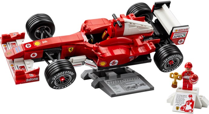 Lego 11375 Icons - La Ferrari F2004 et Michael Schumacher