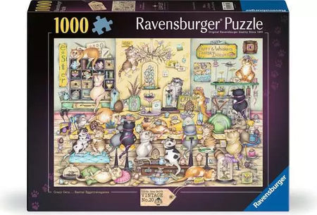 Ravens 1000 - Vintage no20 - Crazy Cats - Easter Eggstravaganza