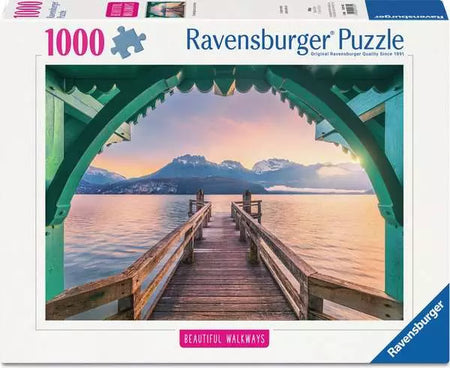 Ravens 1000 - Beautiful Walkways - Footbridge at Lac d'Annecy