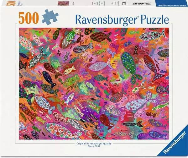 Ravens 500 - Fish in Fuchsia