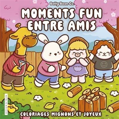 Coloriage Mignons et Joyeux - Moments fun entre amis