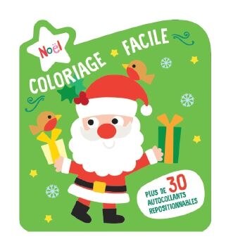 Noël Coloriage Facile - Père Noël