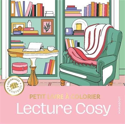 Petit livre a colorier - Lecture Cosy