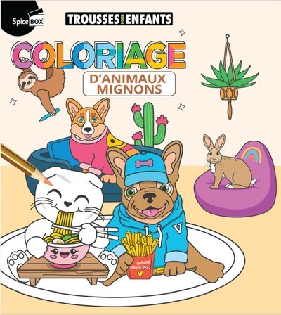 Spice box - Trousse pour enfants - Coloriage d'animaux mignons