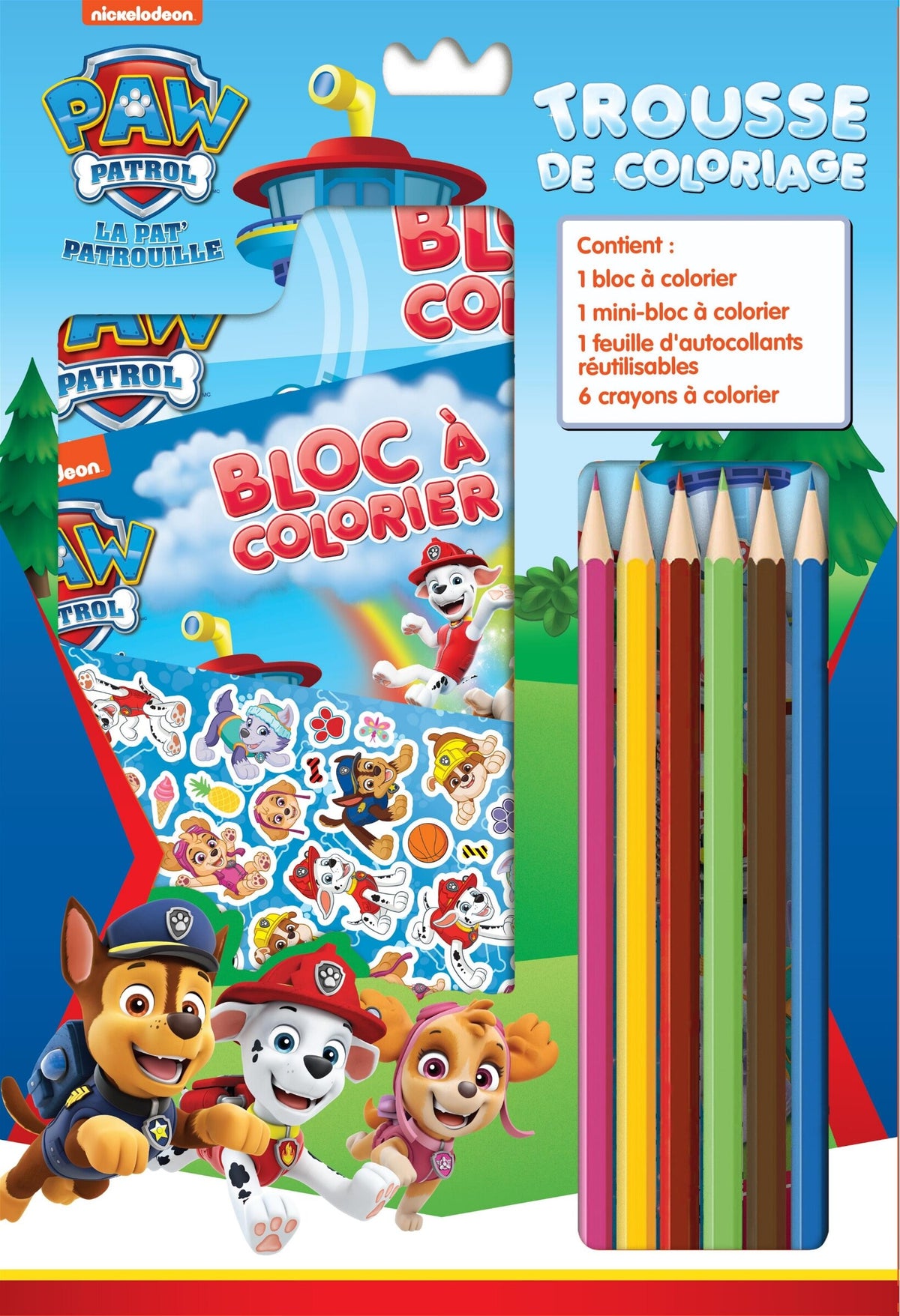 Pat Patrouille - Trousse de coloriage