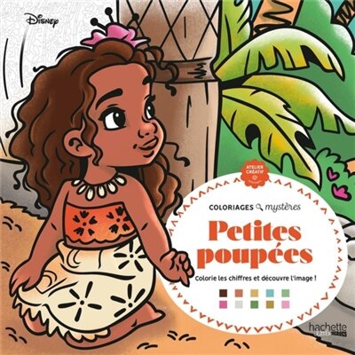 Coloriages mystères Disney - Petites poupées