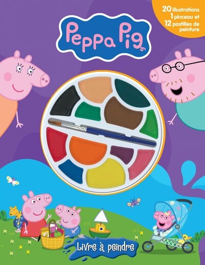 Livre à peindre - Peppa pig