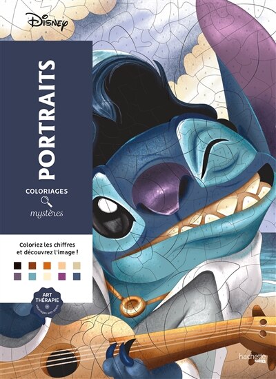 Coloriages mystères Disney - Portraits
