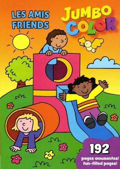 Les amis livre à colorier 192 pages