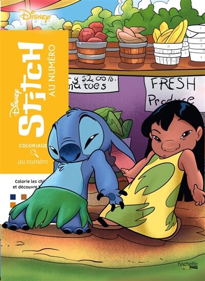 Coloriage au numéro - Stitch au numéro