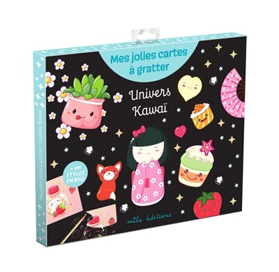 Mes jolies cartes à gratter - Univers Kawaii