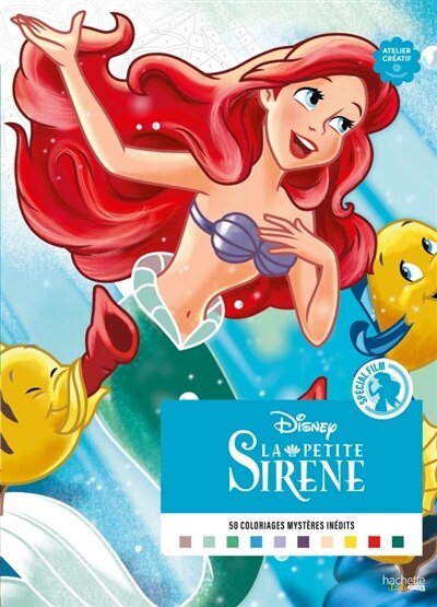 Coloriages mystères Disney - La petite sirène