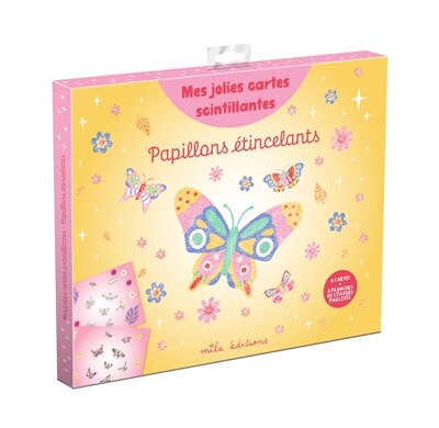 Mes jolies cartes scintillantes - papillons étincelants