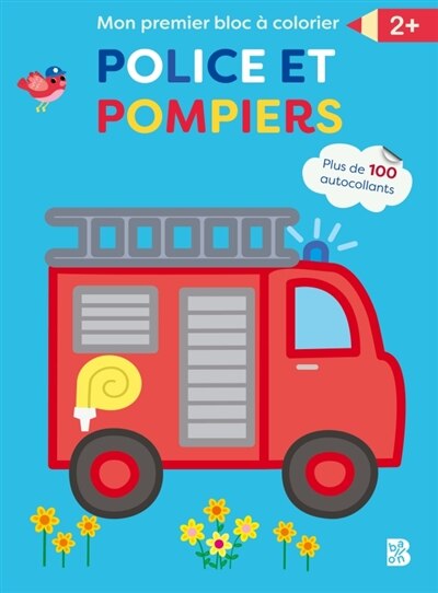 Mon premier bloc à colorier - Police et pompiers