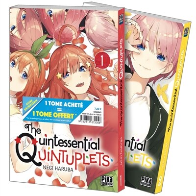 Manga - The Quintessential Quintuplets Tome 1 et 2 (Pack Découverte)