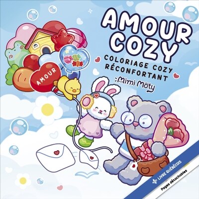 Coloriage Cozy Réconfortant - Amour Cozy par Mimi Moty