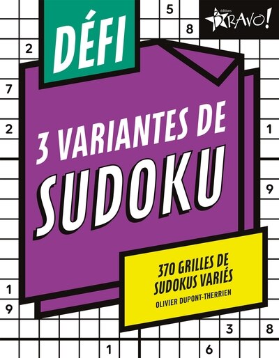 Défi 3 variantes de Sudoku