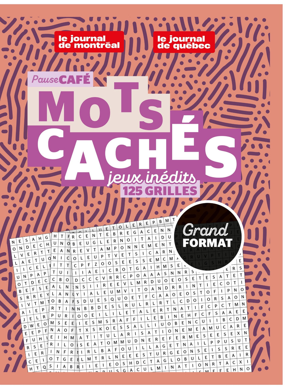 Journal de Montréal Pause café - Mots cachés grand format