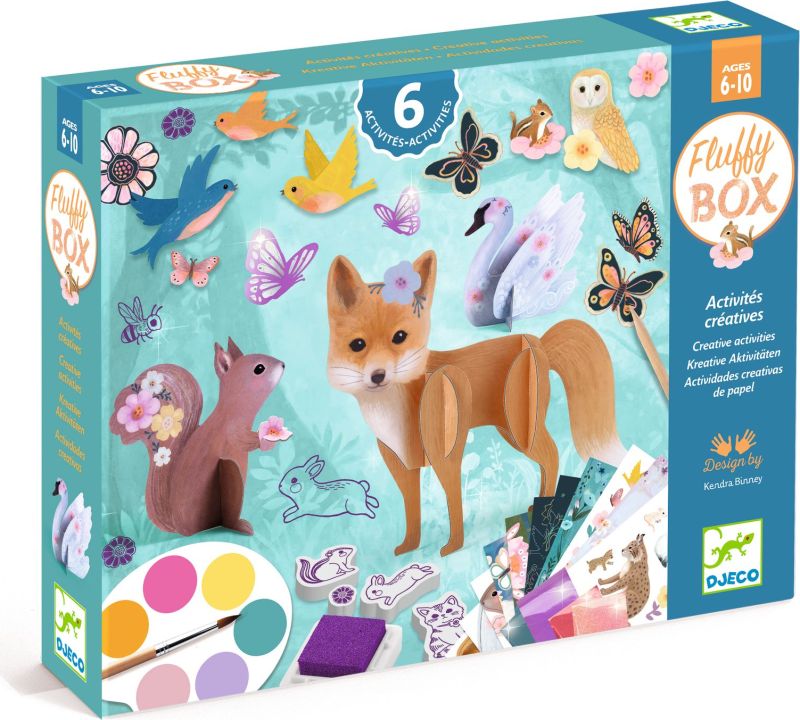 Djeco - Flufy Box - Coffret multi-activités