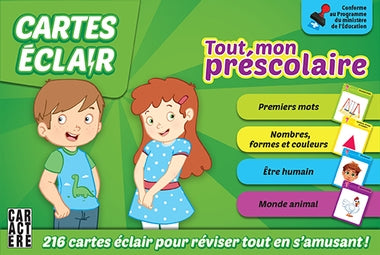 Cartes éclair - Tout mon préscolaire