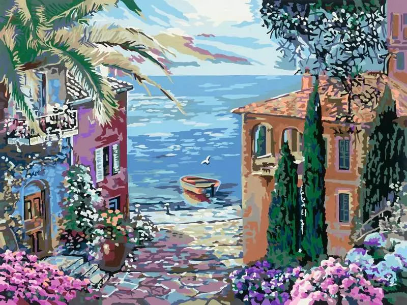 Creart Canvas - Paysage Mediteranéen