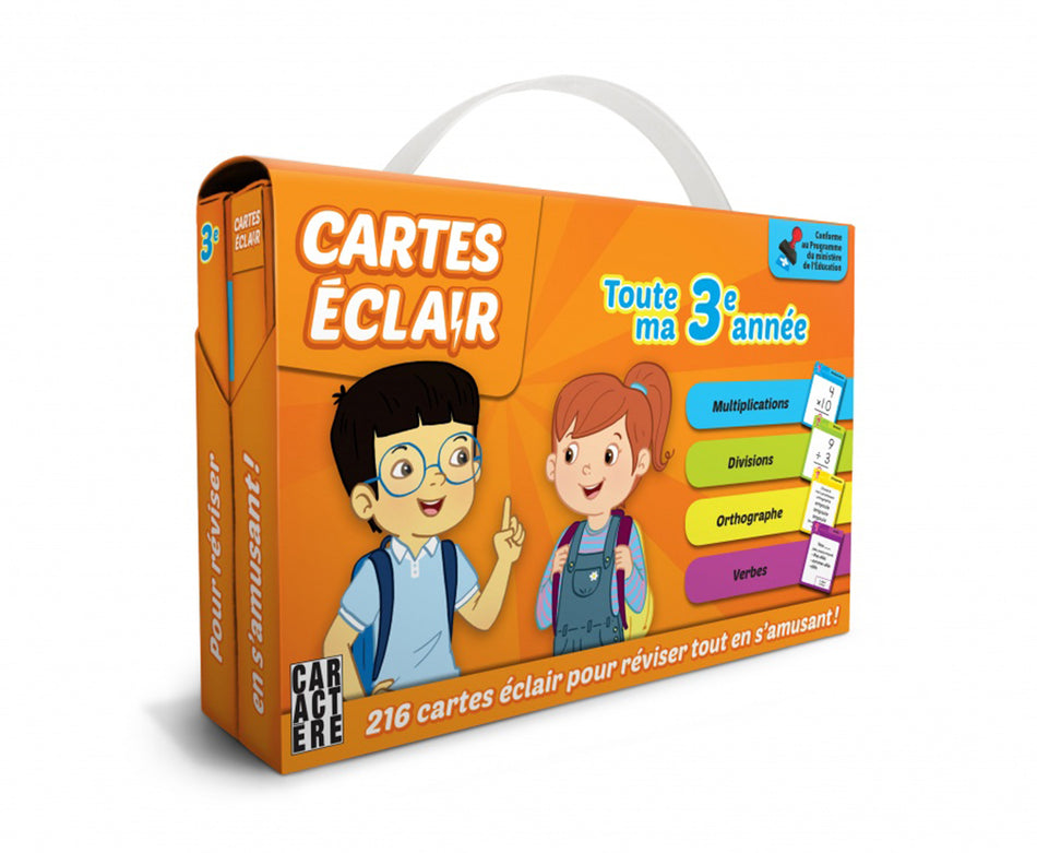 cartes éclair toute ma 3e année