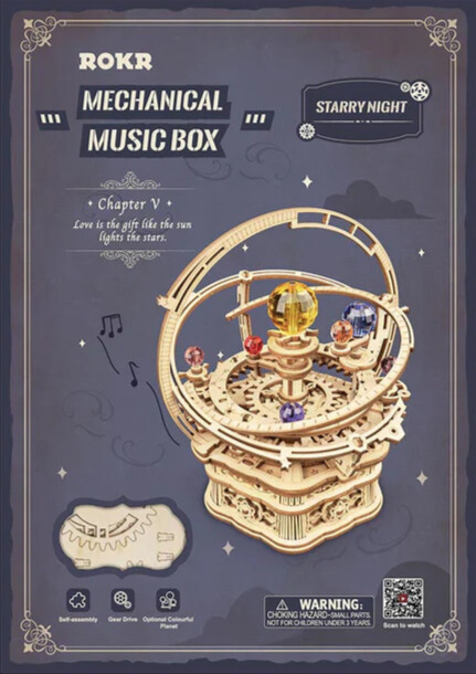 ROKR - Mechanical Music Box - Starry Night