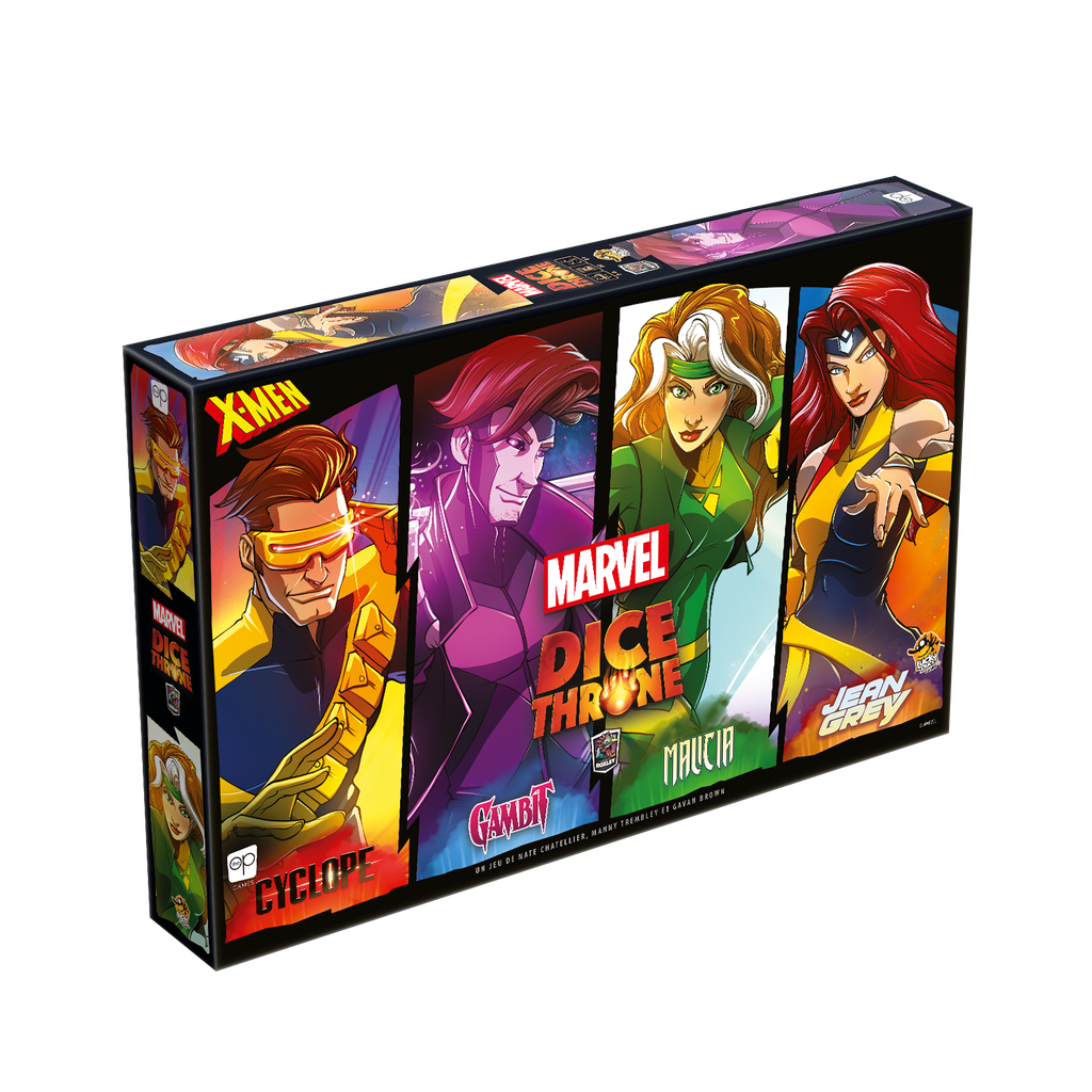 Dice Throne - X-Men - Cyclope/Gambit/Malicia/Jean Grey