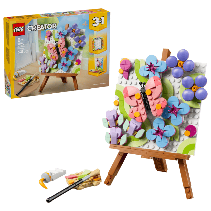 Lego 31390 Creator - Le tableau décoratif à motifs floraux
