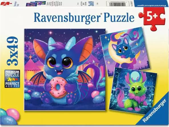 Ravensburger 3x49 - Petits Monstres