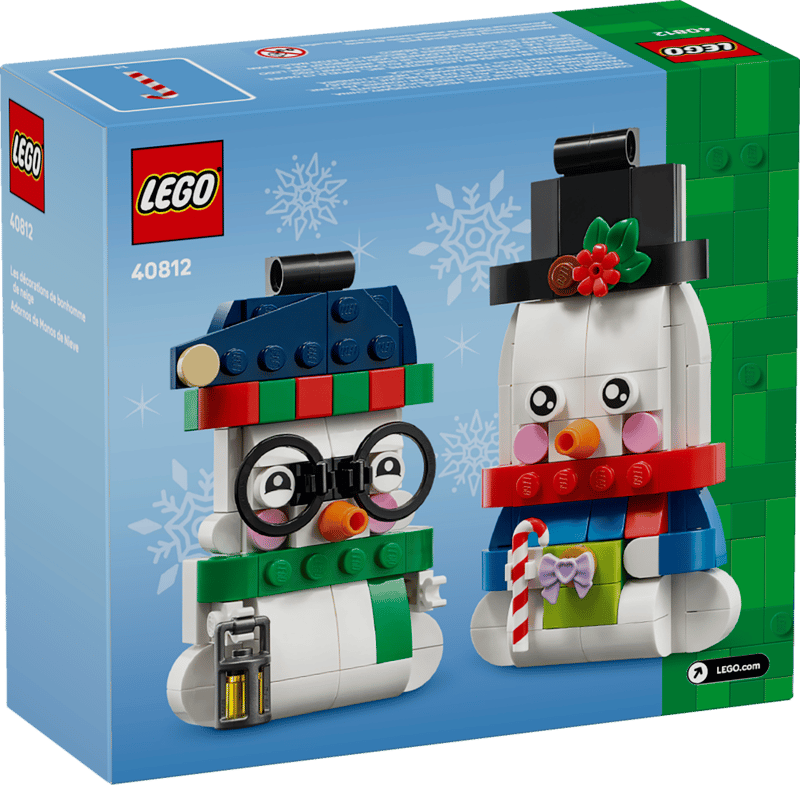 Lego Noel 40812 - Les décorations de bonhomme de neige