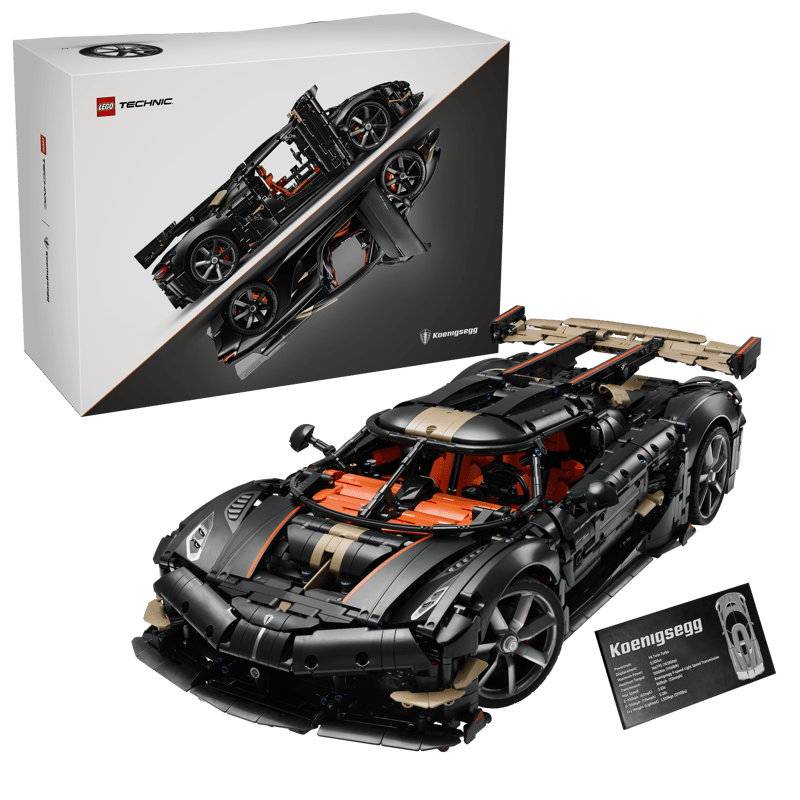 Lego Technic 42232- La mégavoiture Koenigsegg Sadair’s Spear