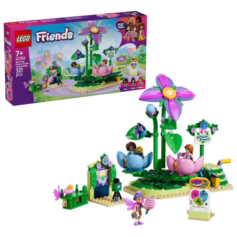 Lego Friends 42702 - Le manège des fleurs tournoyantes féériques