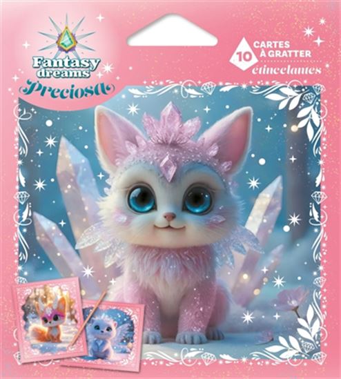 Fantasy Dreams Preciosa - Carte à gratter étincelantes - Hiver enchanté