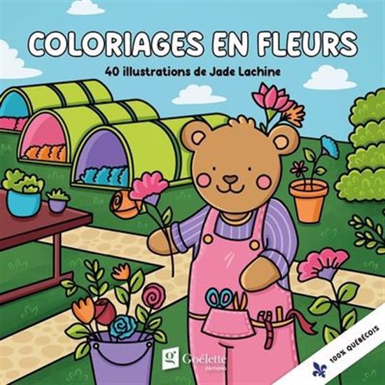 Livre - Coloriages en fleurs