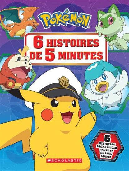 Livre - Pokémon - 6 histoires de 5 minutes