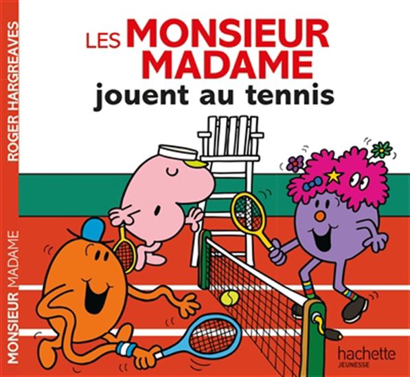 Livre - Les Monsieur Madame jouent au tennis