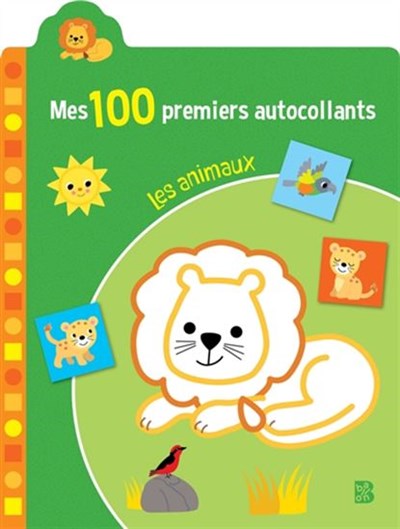 Livre - Mes 100 premiers autocollants - Les animaux