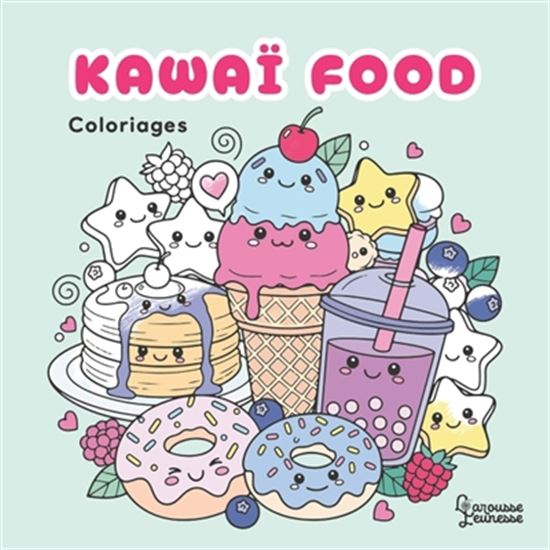 Livre - Kawaï food - Coloriages