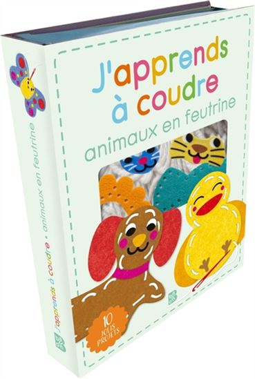 J'apprends à coudre - animaux feutrine