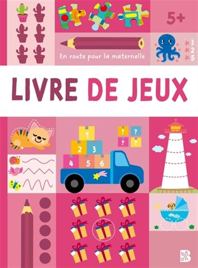 Livre - En route pour la maternelle - Livre de jeux 5+