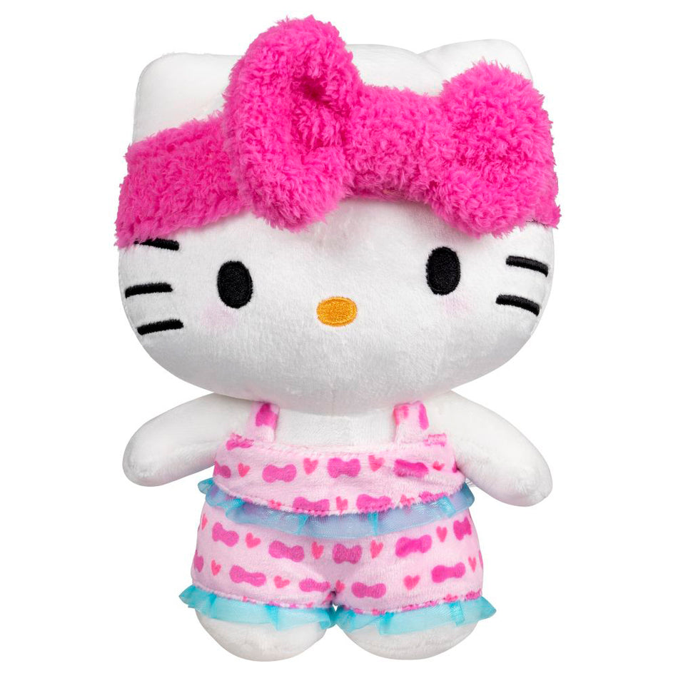 Hello Kitty Plush - Hello Kitty boucle rose