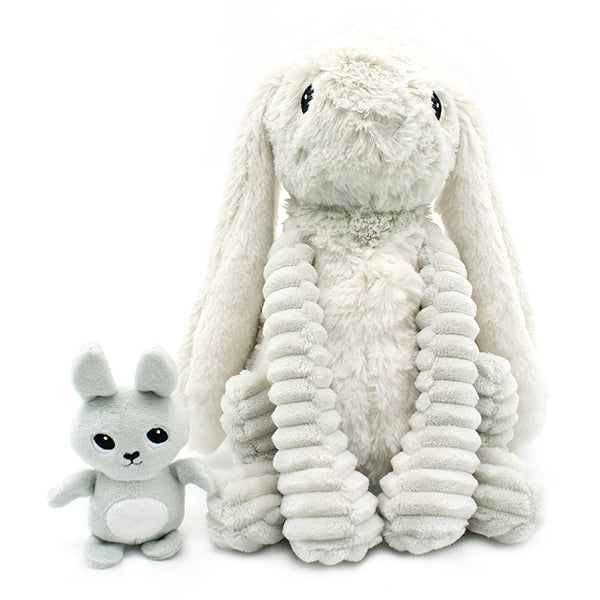 Les PtiPotos - Maman-Bébé - Toudou Lapin gris