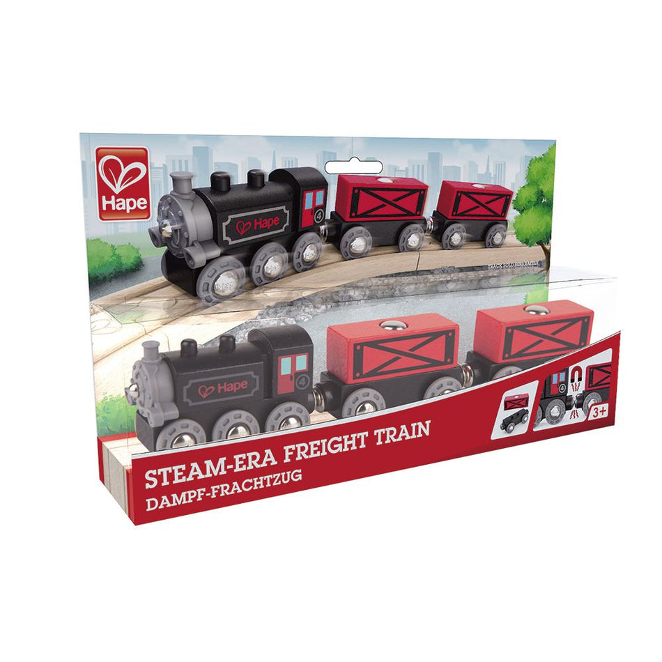 Hape Train- Steam-Era Freight Train